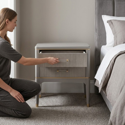 Luxe designmeubelen slaapkamer nachtkastjes bijzettafels