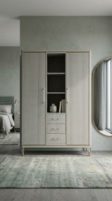 Italiaans slaapkamer meubilair Ontwerp Kledingkast Houten Kast