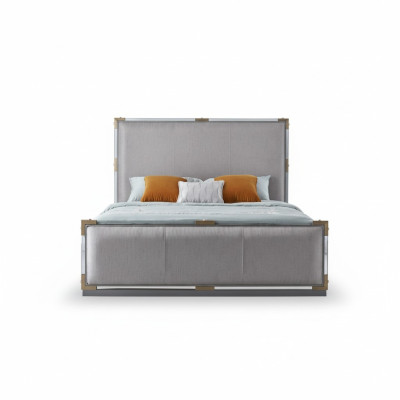 Luxe designer slaapkamer bed dubbele bedden hotel 180x200 Italiaans.