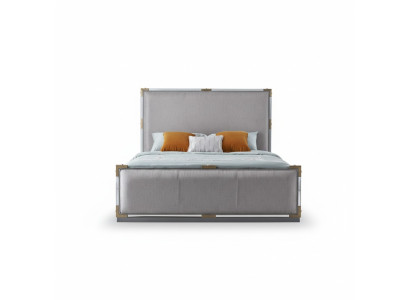 Luxe designer slaapkamer bed dubbele bedden hotel 180x200 Italiaans.