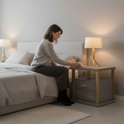 Nachtkastje Commode Console Tafel Bijzettafel Kast Slaapkamer