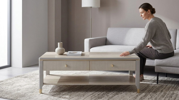 Luxe woonkamertafel salontafel houten tafel decoratie design tafels stijl meubels