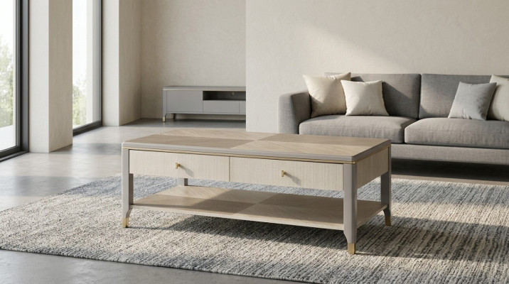 Luxe woonkamertafel salontafel houten tafel decoratie design tafels stijl meubels
