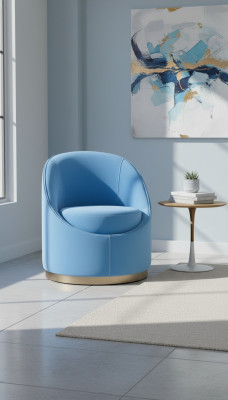 Blauw ontwerp hotel lounge club fauteuils gestoffeerde stoelen woonkamer