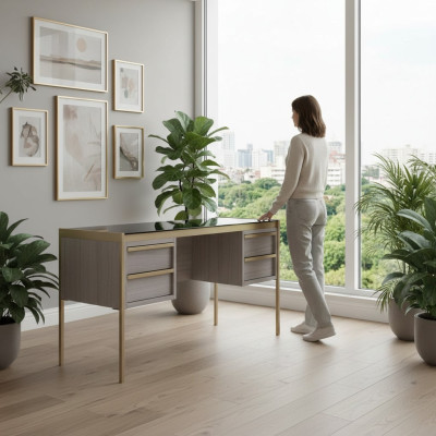 Ontwerp bureau Luxe stijl Kantoor meubels Bureau Tafels Italiaans