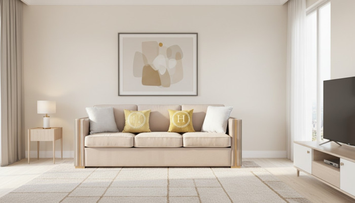 Woonkamer ontwerper meubels bankstel bank bekleding complete bankstel