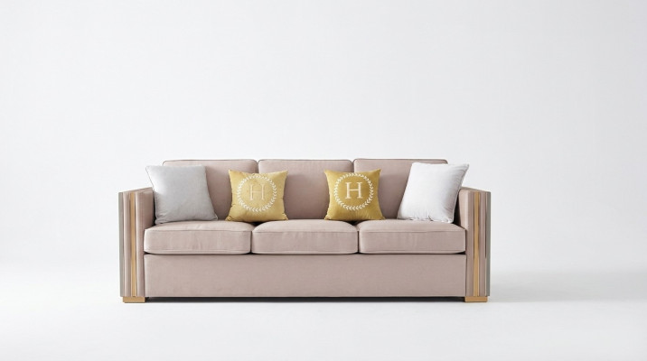 Woonkamer ontwerper meubels bankstel bank bekleding complete bankstel