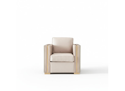 Designer woonkamerinrichting Fauteuil Eenzit Polster Bank Bank