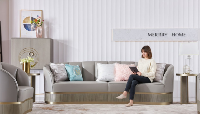 Grote sofa luxe xxl bank woonkamer zit meubels gestoffeerde banken couches