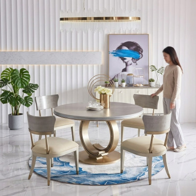 Ontwerp Stoel Set 4x Luxe Stoelen Zitkussen Groep Fauteuil Set Garnituur
