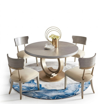 Ontwerp Stoel Set 4x Luxe Stoelen Zitkussen Groep Fauteuil Set Garnituur