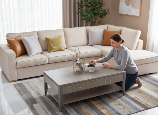 Luxe salontafel hout Woonkamertafels Hoogwaardige meubels Bijzettafel