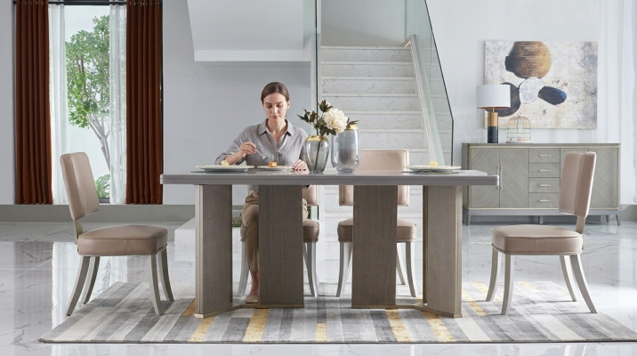 Luxe eetkamerstoelen Hoogwaardige hotelinrichting Leunstoel set