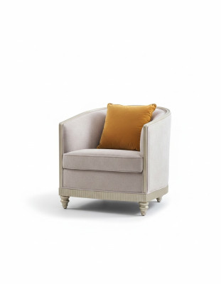 Fauteuil met één zitplaats Koninklijke stoel Troon Kussen Loungestoel Bank Hotel