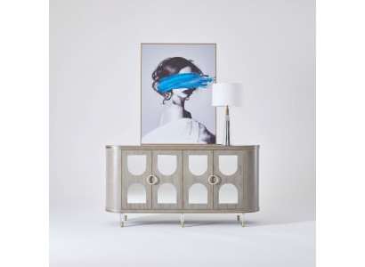 Luxe ladenkast kast dressoir kasten sideboard Dubai hotel inrichting meubels