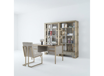 Kantoor set inrichting landhuis bureau stoel fauteuil secretaire tafel
