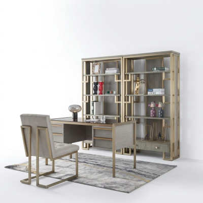 Hoogwaardige design kantoorinrichting stijl meubels tafel stoel vitrine 4-delig.