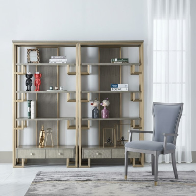 Ontwerper Vitrinekast 2x Houten kast Kasten Woonkamerrekken