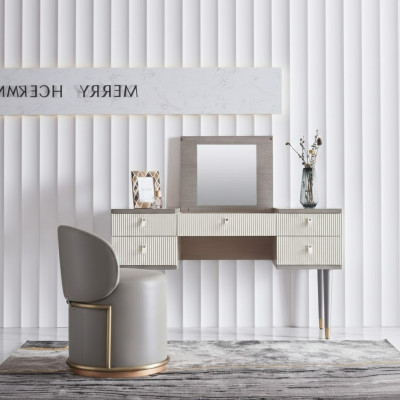 Kaptafel console tafel secretaris make-up spiegel ladekast krukje