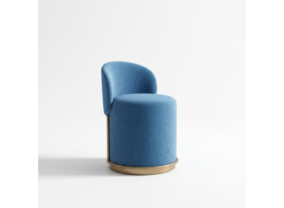 Woonkamer ontwerp fauteuil eenzitter gestoffeerd meubilair lounge clubbank.