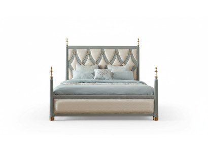 Luxe meubels slaapkamer hotelbedden Royal Gold bed houten bed 180x200cm