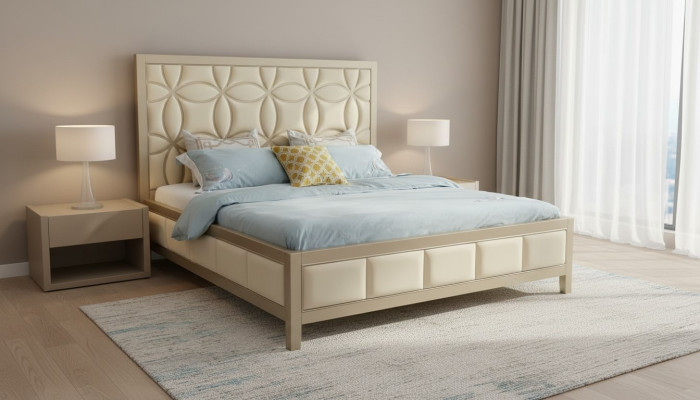 Slaapkamer Luxe Bed Dubbele Bedden Hout 180x200cm Koninklijk Bed Luxe