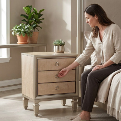 Woonkamer nachtkastje tafel bijzettafels consoles design nachtkastjes