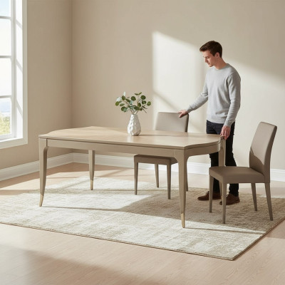 Luxe design tafel eetkamer Italiaanse stijl meubels tafels houten tafel
