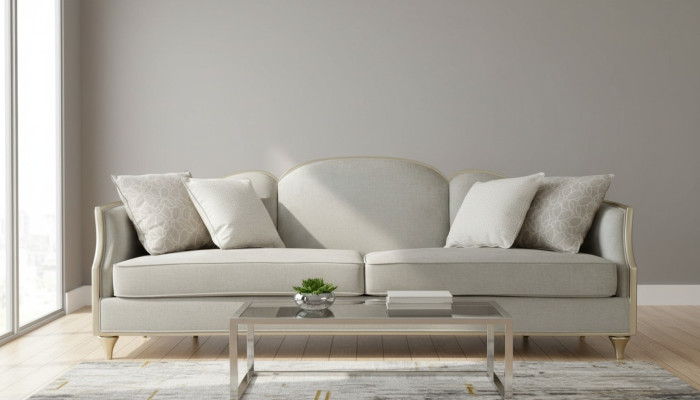 Modern bankstel stoffen fauteuil bankstel 4+1+1 zits woonkamer