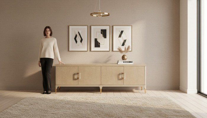 Sideboard Luxe tv-meubel Kast Commode Decoratieve kasten Lowboard