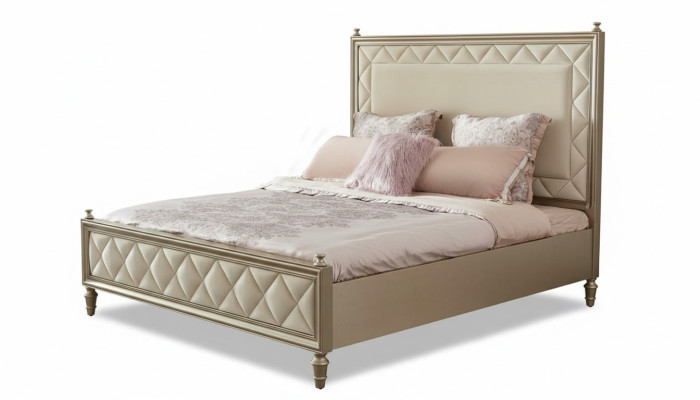 Slaapkamer Klassiek bed Hotelbedden Tweepersoonsbed Ontwerp Hout Luxe