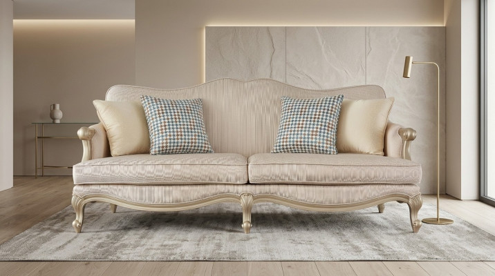Sofaset Luxe Set 3+1+1 Fauteuil Italiaanse meubels Zitsbank Set