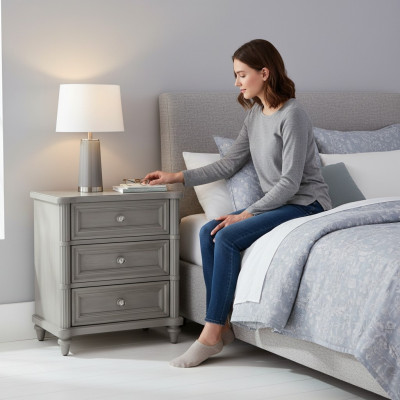 Antieke stijl meubels nachtkastje console tafels bijzettafel luxe slaapkamer