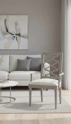 Luxe designstoel met armleuningen Echt textiel meubel Fauteuil Hout