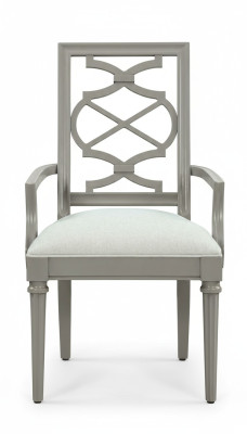 Luxe designstoel met armleuningen Echt textiel meubel Fauteuil Hout
