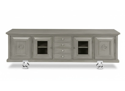 Luxe sideboard tv lowboard xxl kast tafel woonkamer hout hotel