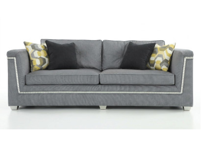 Bankstel 3+1 Grijs Woonkamer Stoffering Modern Sofa