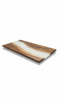Waterval epoxy tafel giet hars eettafel epoxyhars echt hout massief