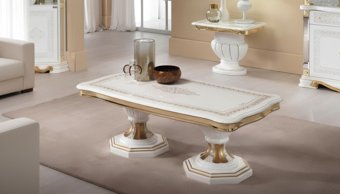 Luxe woonkamer tafel salontafel design tafels stijl meubels rechthoekig houten tafel