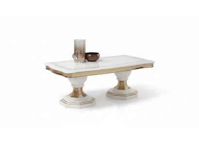 Luxe woonkamer tafel salontafel design tafels stijl meubels rechthoekig houten tafel