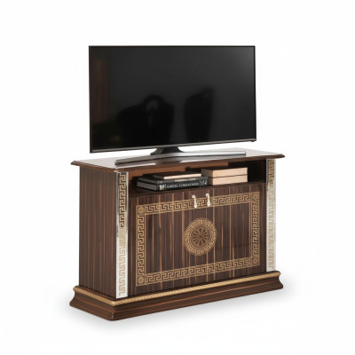 RTV-kast Italiaanse meubels Bruin hout Ladenkasten Dressoir Wandkast Luxe Nieuw