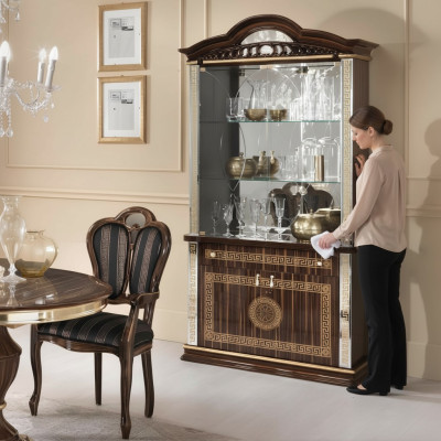 Vitrine kast vitrinekasten woonkamer kijkkasten design Italiaanse meubels nieuw