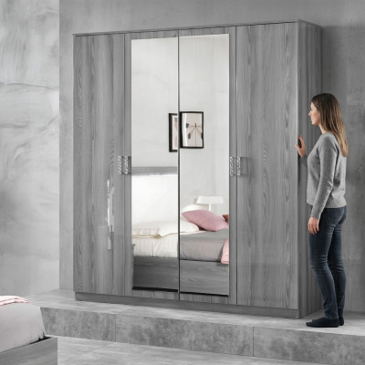 Kledingkast Houten Kast Kasten Hout Garderobe Meubels Ontwerp Slaapkamer