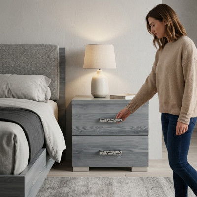 Nachtkastje Nachtkast Design bijzettafel Slaapkamer Nachtkastjes Meubels Nieuw