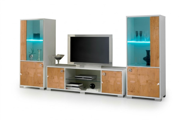 RTV Design dressoir tv hoogglans laag dressoir nieuw board wand luxe kast