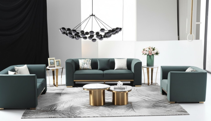 Sofa set 3+2+1 zits set design bankstellen gestoffeerde banken Moderne bank meubels