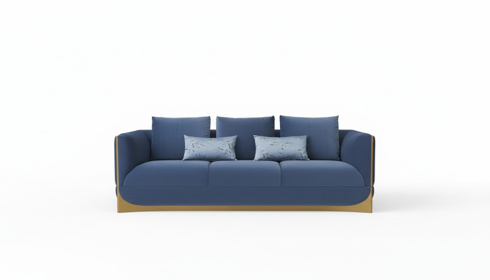 Driepersoons bank gestoffeerde designbank Moderne 3-zits banken Kamer luxe meubels