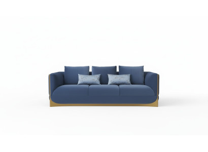 Driepersoons bank gestoffeerde designbank Moderne 3-zits banken Kamer luxe meubels
