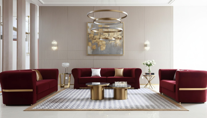 Sofaset 4+3+2 zitsbank woonlandschap set modern design Nieuwe bank