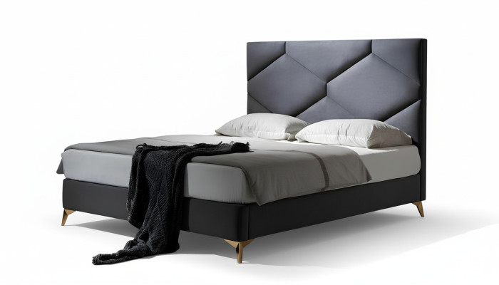 Bed 180x200cm Textiel Slaapkamermeubelen Luxe Moderne Bedden Hotelmeubilair Nieuw